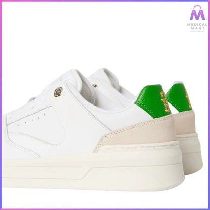 Tommy Hilfiger Leather White Sneakers