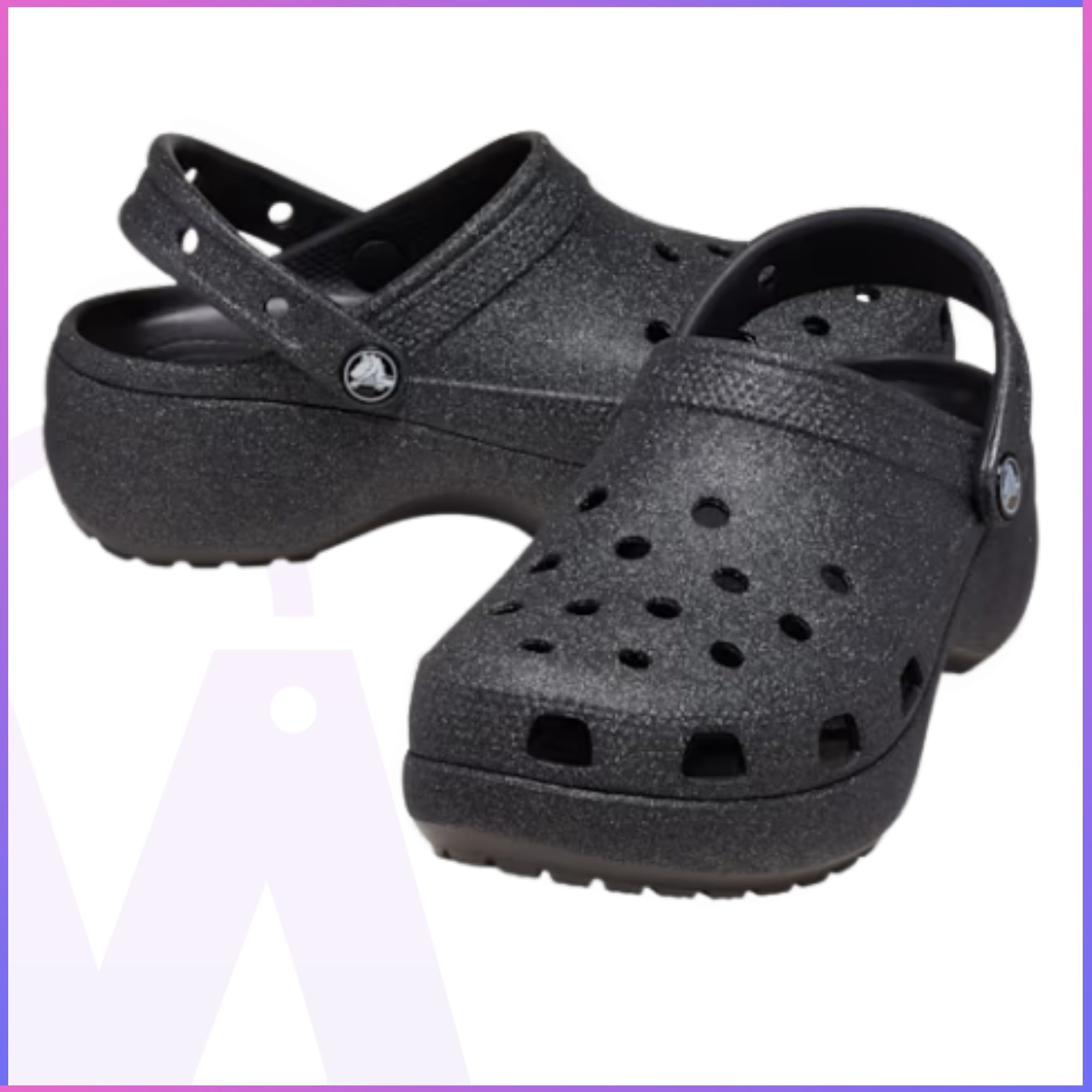 Women's Classic Platform Glitter Clog