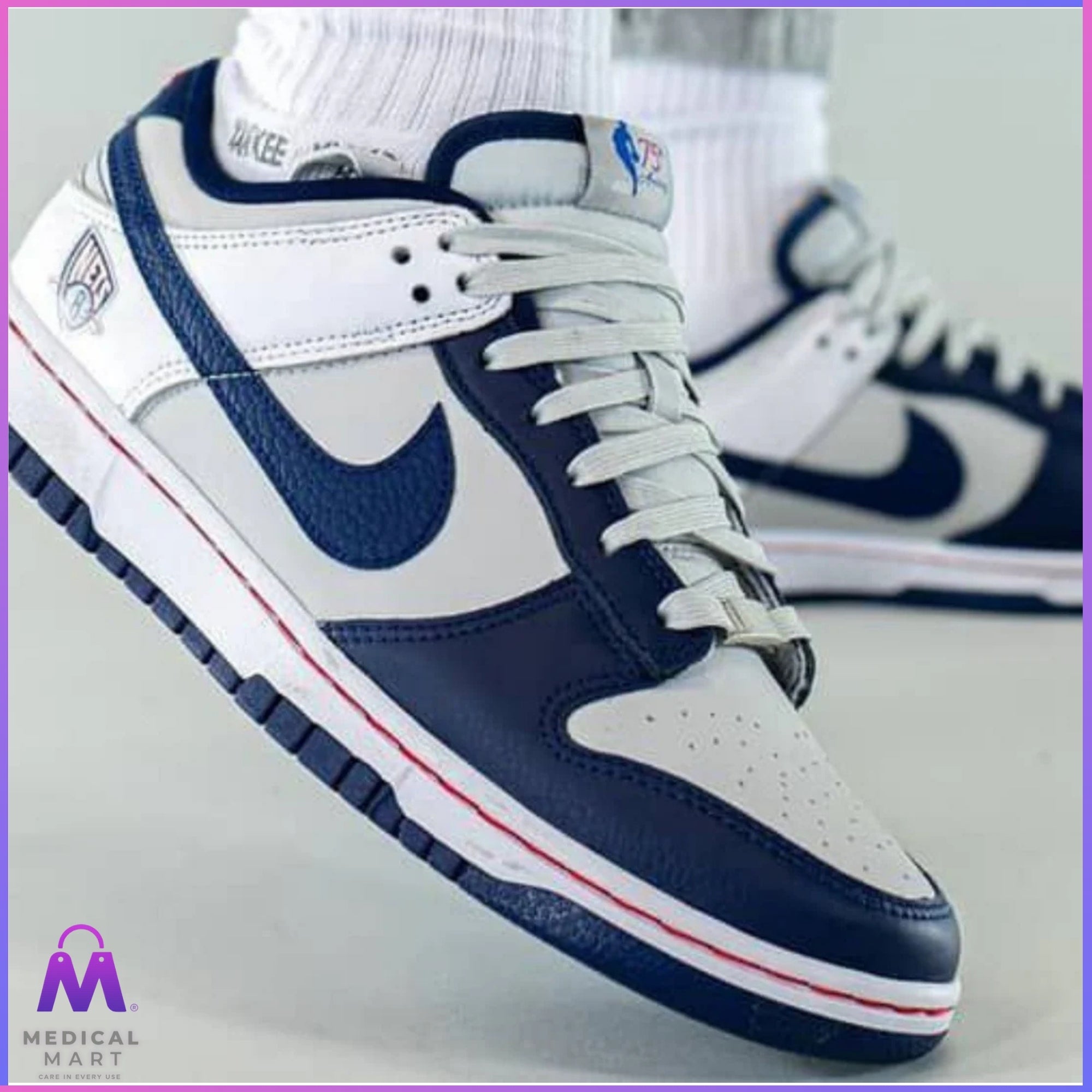 Nike Dunk Low Retro EMB "NBA 75th Anniversary - Brooklyn Nets" Sneakers