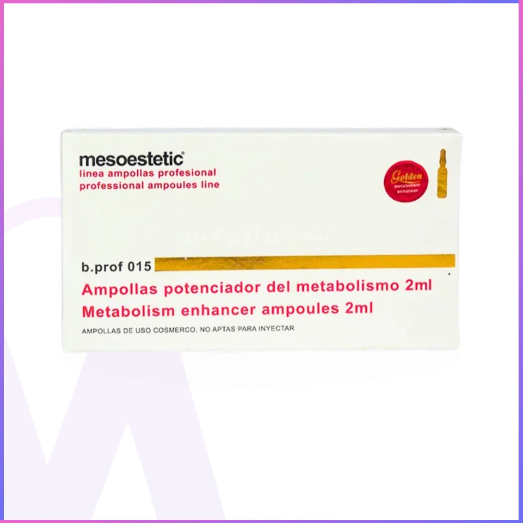 Mesoestetic Metabolism Enhancer - Professional Fat Burning Ampoules