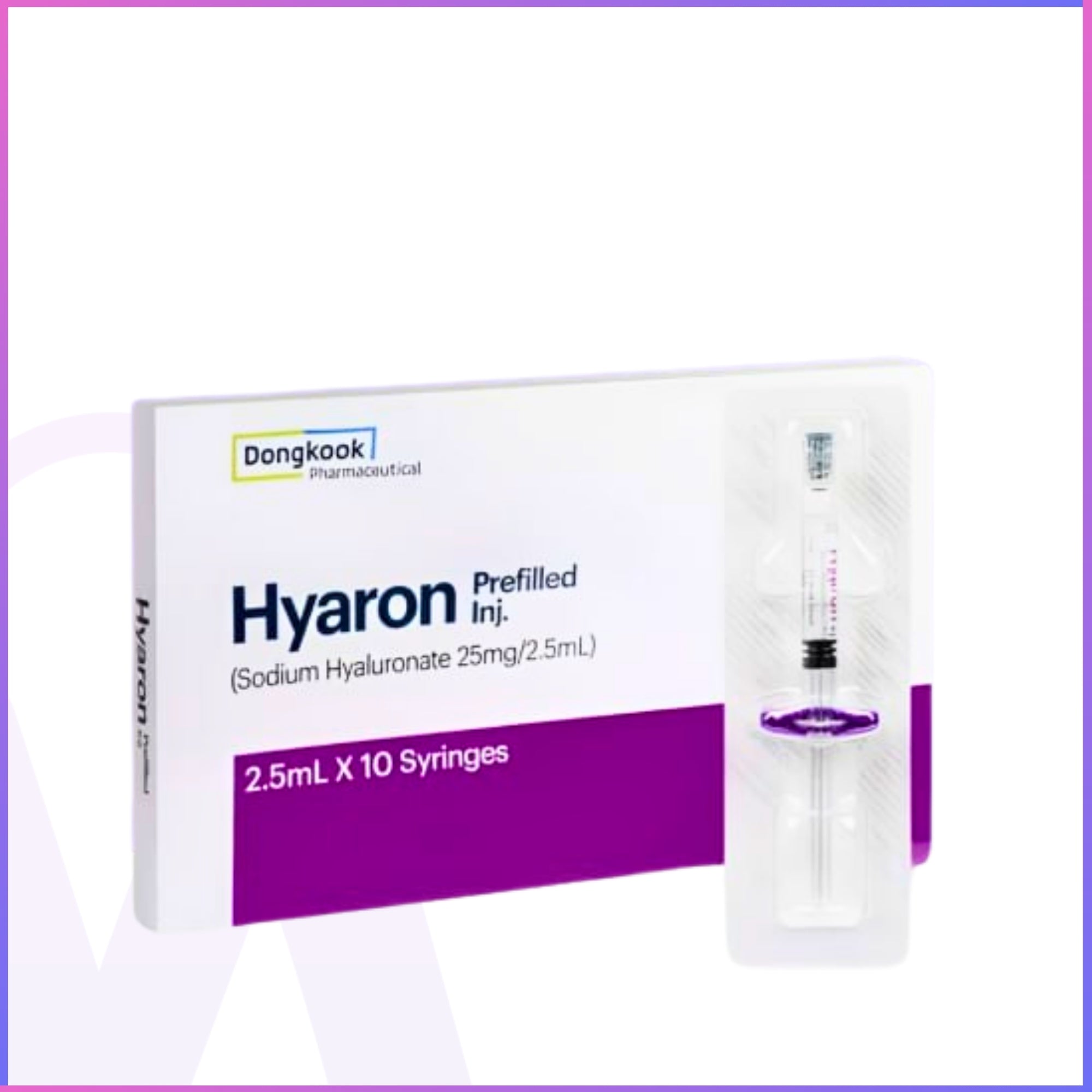 Hyaron Skin Booster – 2.5ml × 10 Syringes