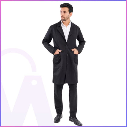 Premium Long Lab Coat - Men