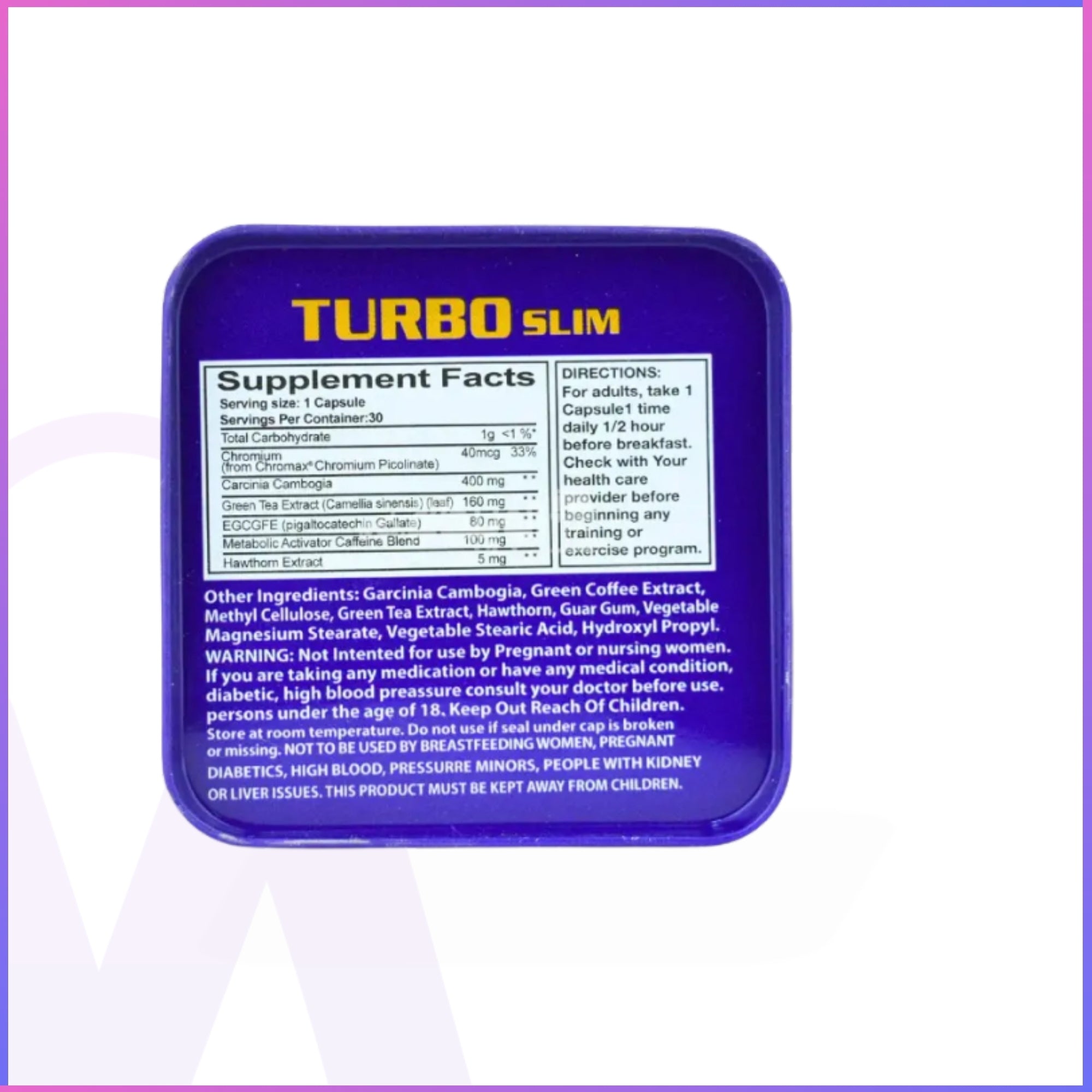 Turbo Slim Golden Line – 36 Capsules