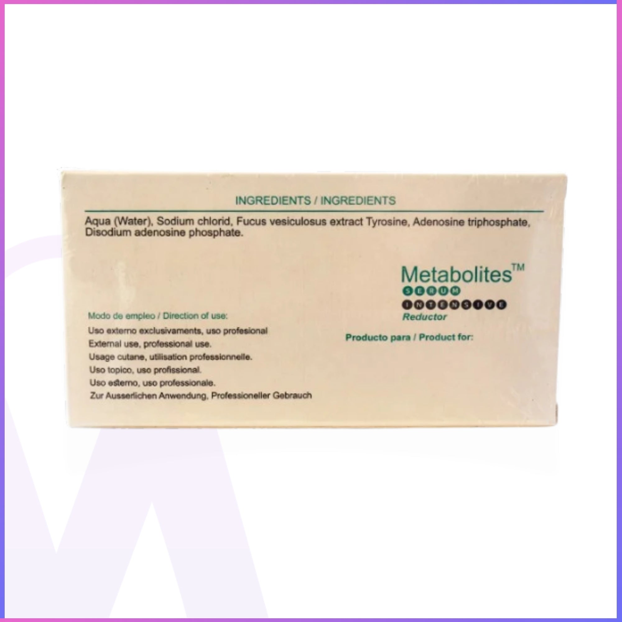 Metabolites Slimming Injections – 20 Ampoules x 2ml