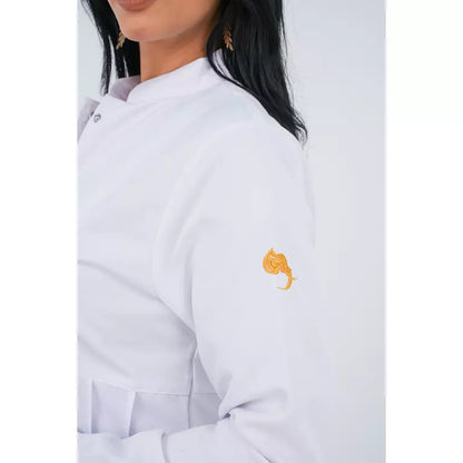 Half Collar Lab Coat - Female (Short)