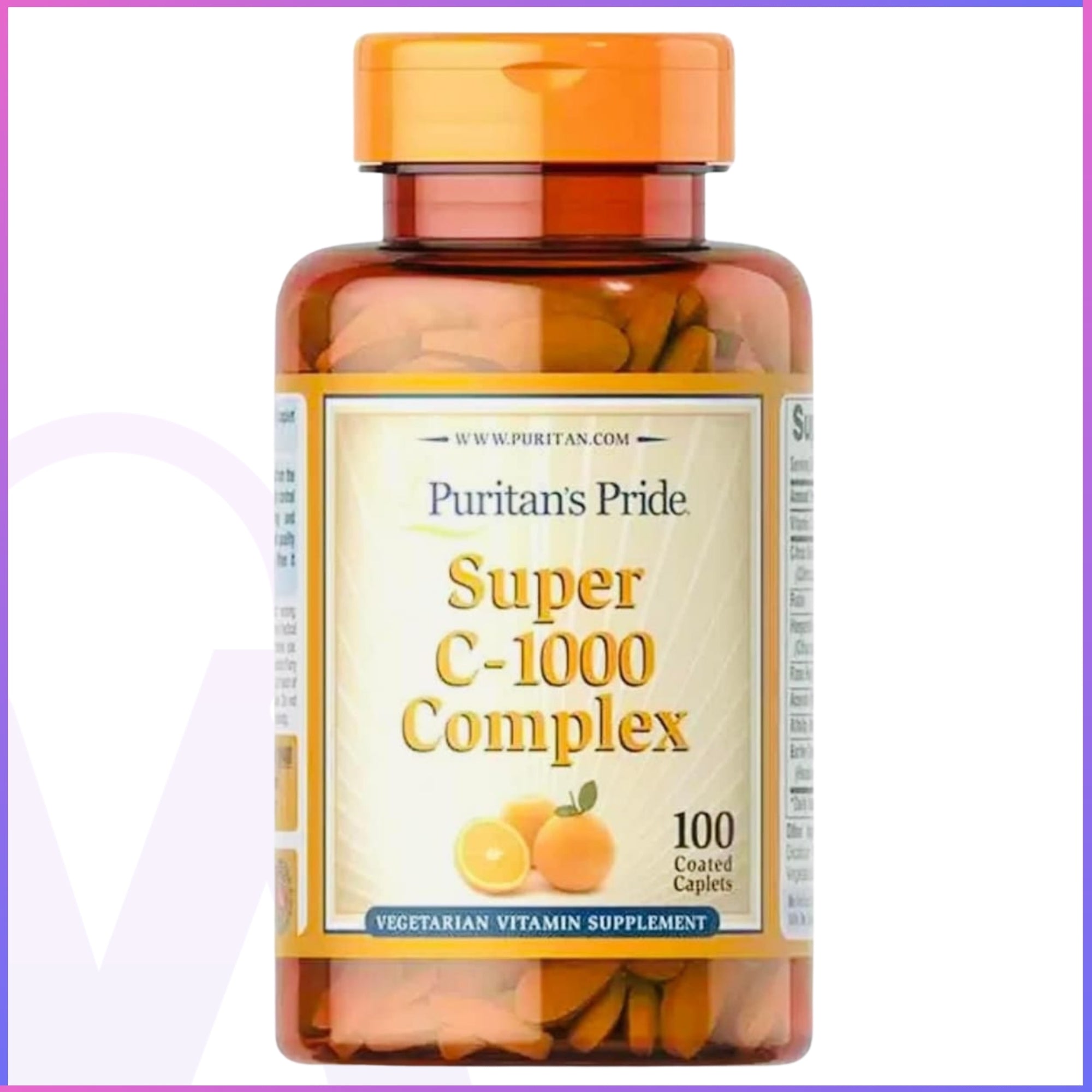 Puritan’s Pride Super C-1000 Complex – 100 Caplets