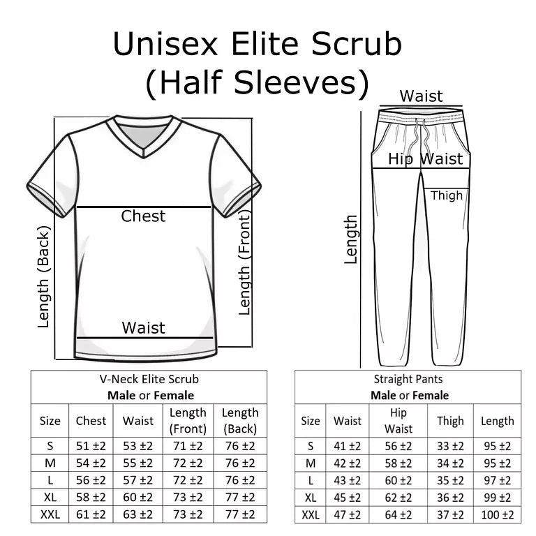 Elite Scrub Set Short Sleeve - Men