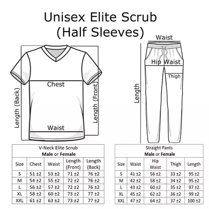 Elite Scrub Set Short Sleeve - Men