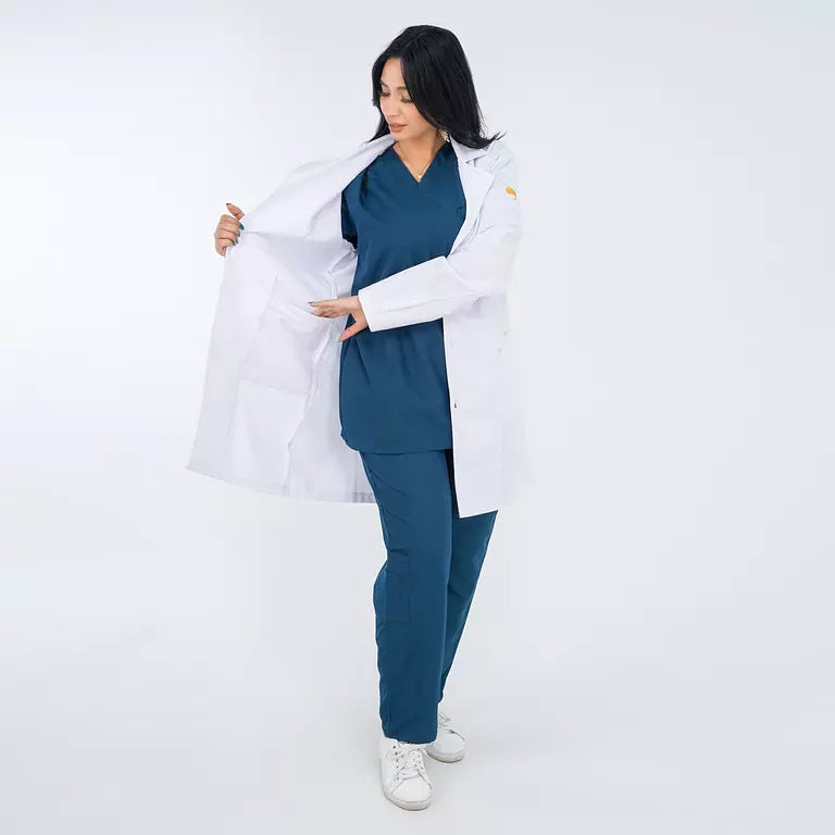 Premium Long Lab Coat - Women