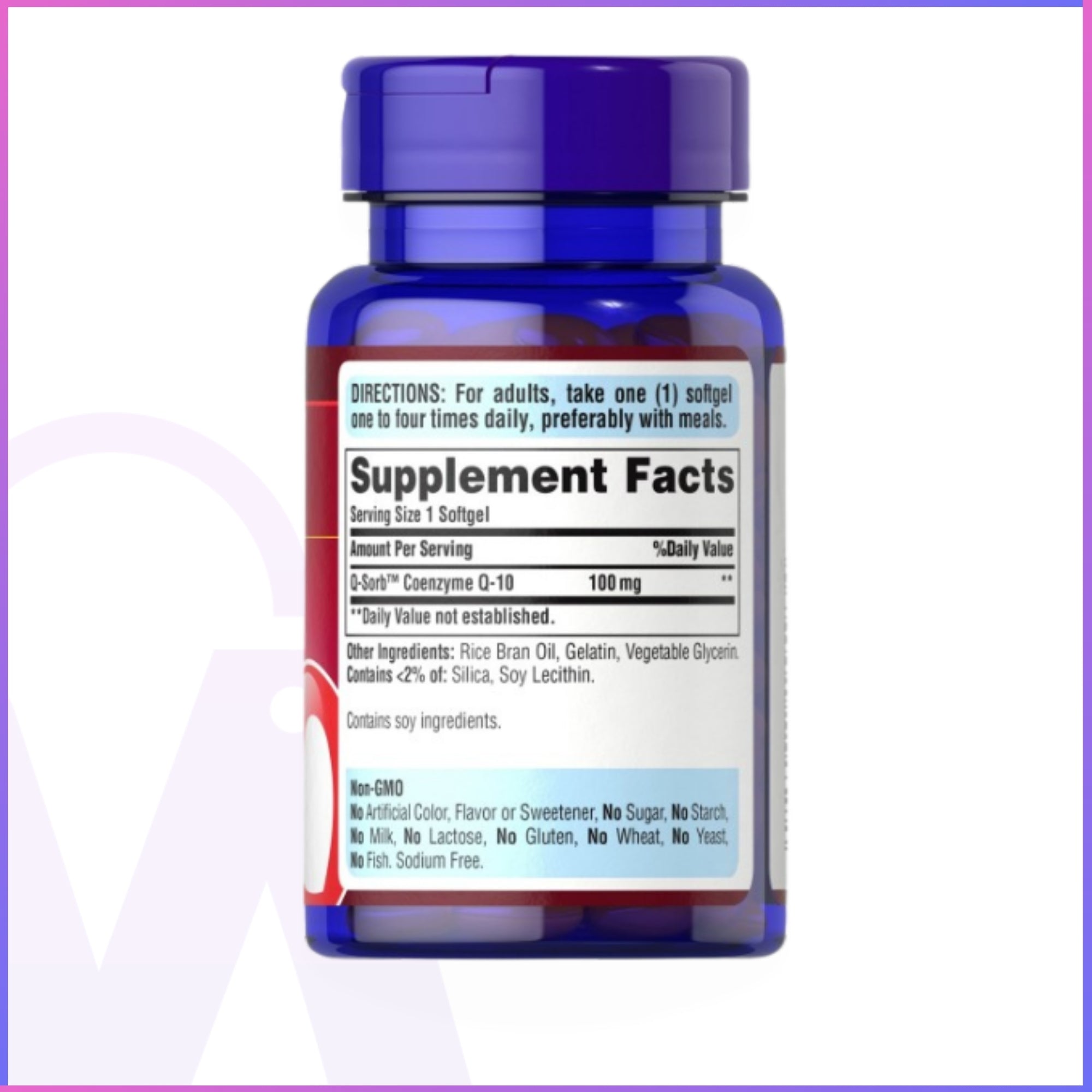 Puritan’s Pride CoQ10 100mg – 30 Softgels | Supports Heart Health & Energy