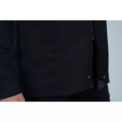 Half Collar Lab Coat with Zipper - Men