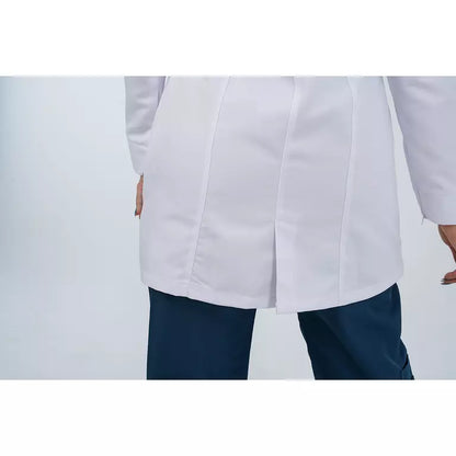 Female Half Collar Lab Coat (Long)