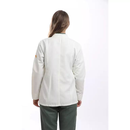 Half Collar Lab Coat - Female (Short)